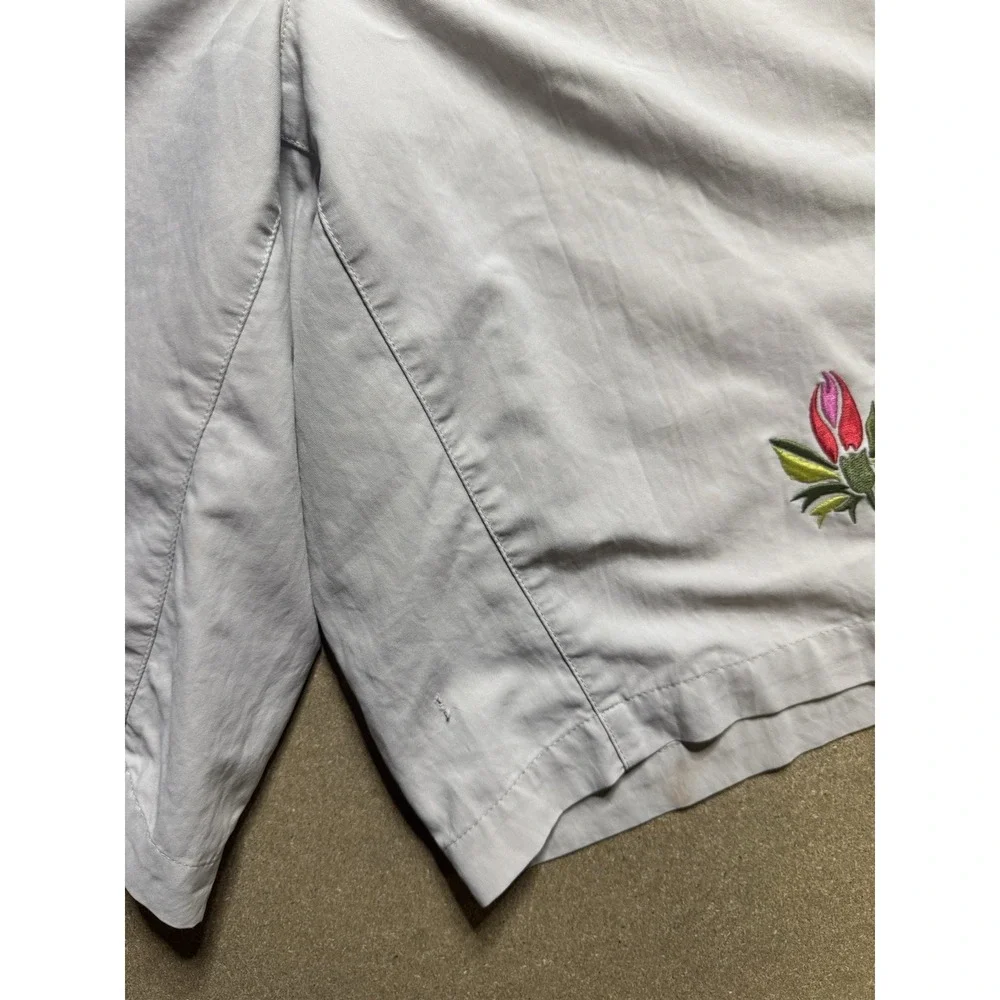 Patagonia Men's REAR Embroider Flower‎ Outdoor Biege Hiking Shorts Size 40 VTG